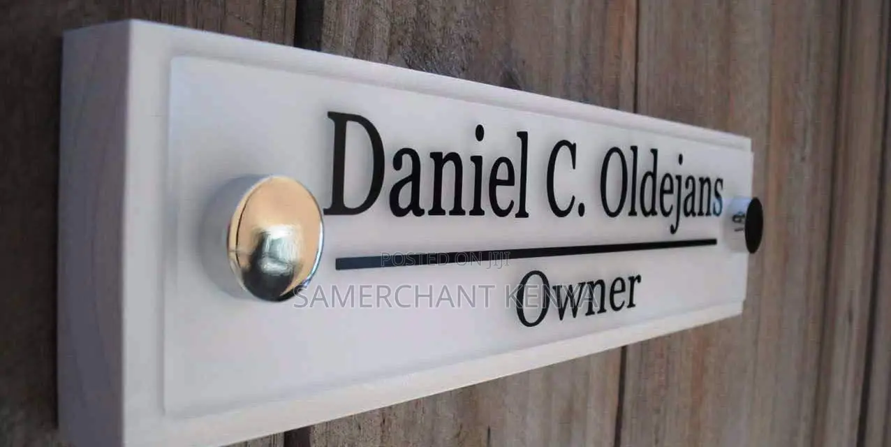 Make a Bold Statement: Door Signs That Define Your Space
