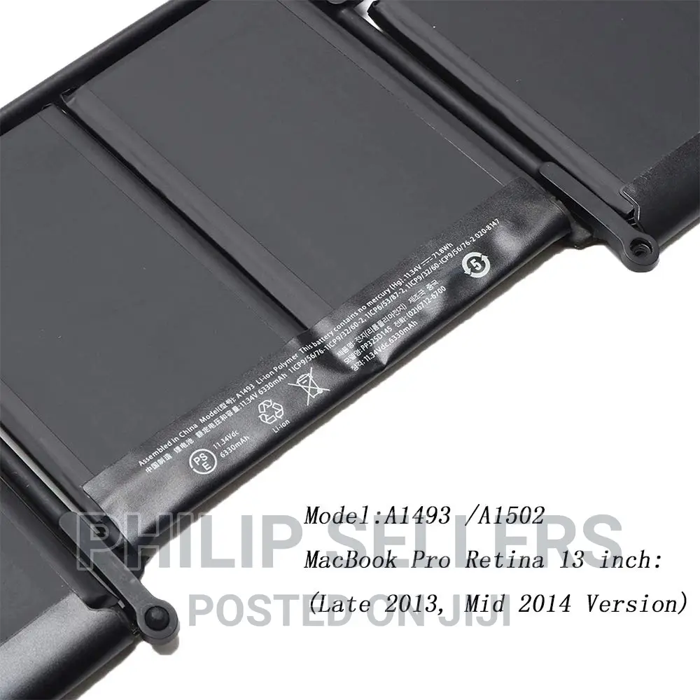 A1493 Battery Replacement for Macbook Pro