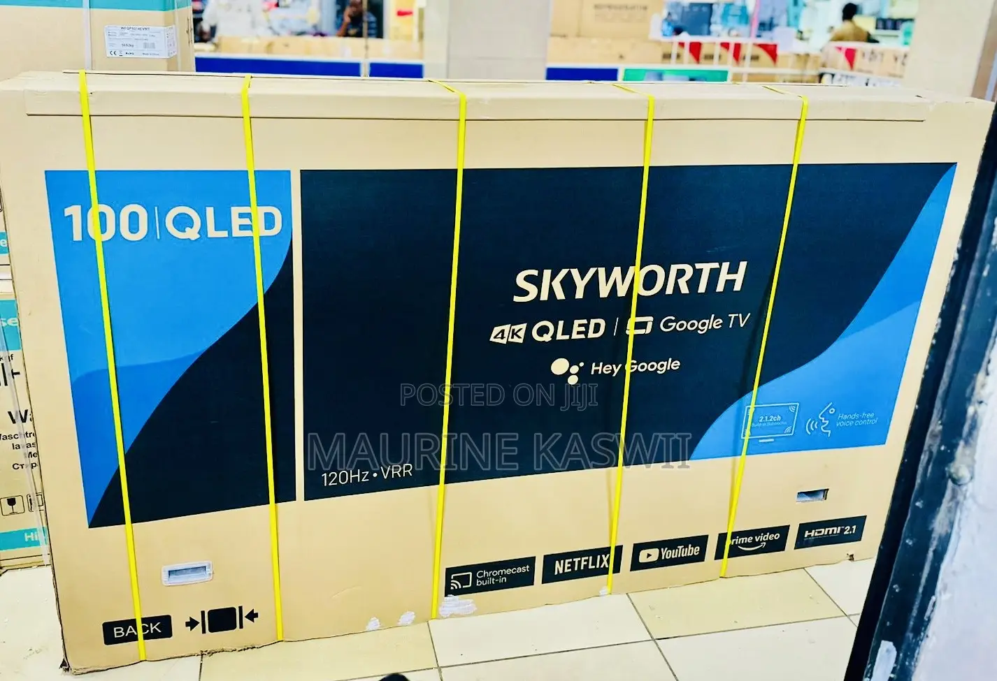 SKYWORTH 100”Qled Smart Gooogle Tv