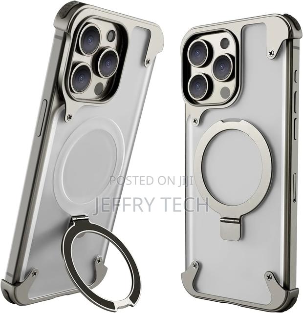 iPhone 15 Pro Case, Sleek Minimalist Protective Shock Absorp - main view