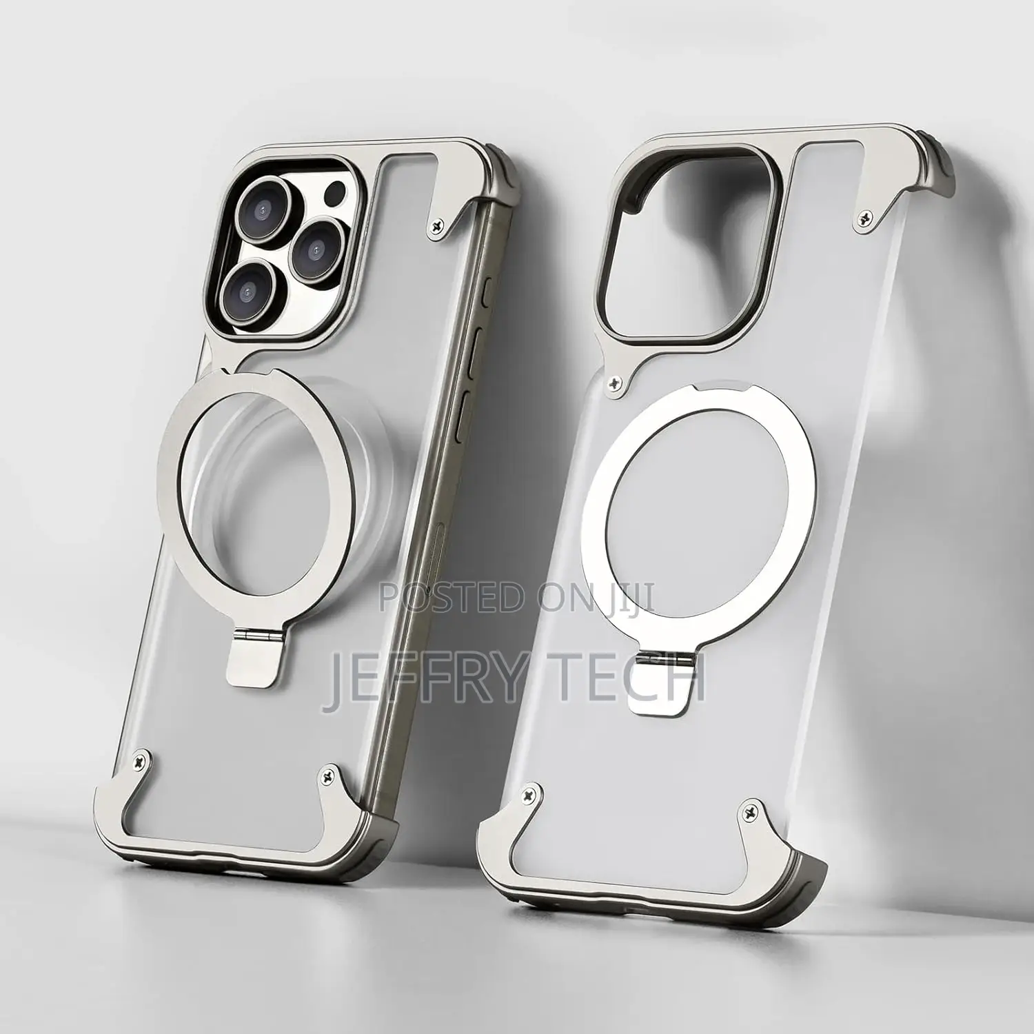 iPhone 15 Pro Case, Sleek Minimalist Protective Shock Absorp