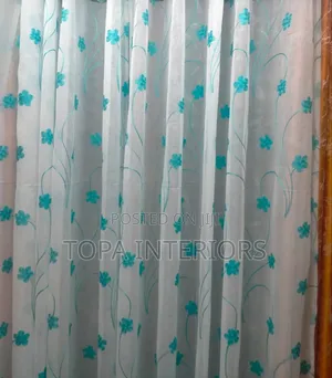 Translucent Flowered Window Sheers for Light Flow and Daytime Privacy