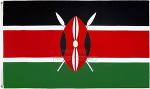 150*90cm Cotton Kenyan Flag