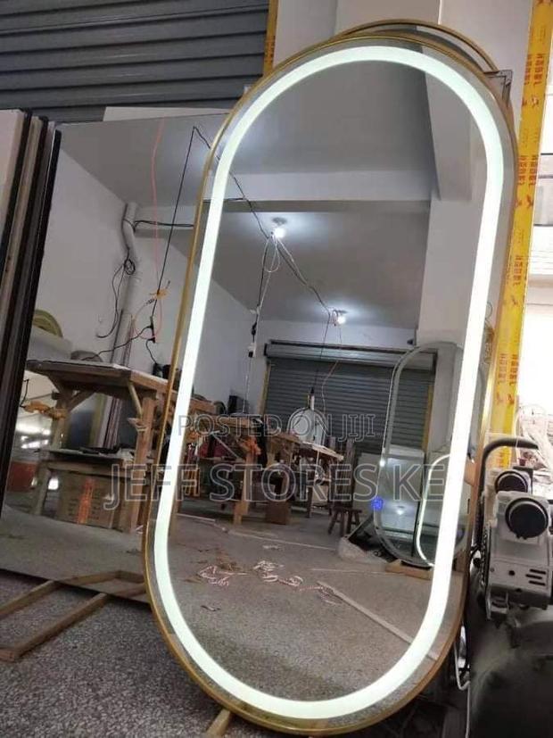 Wall Mount Led Light Barber Mirror