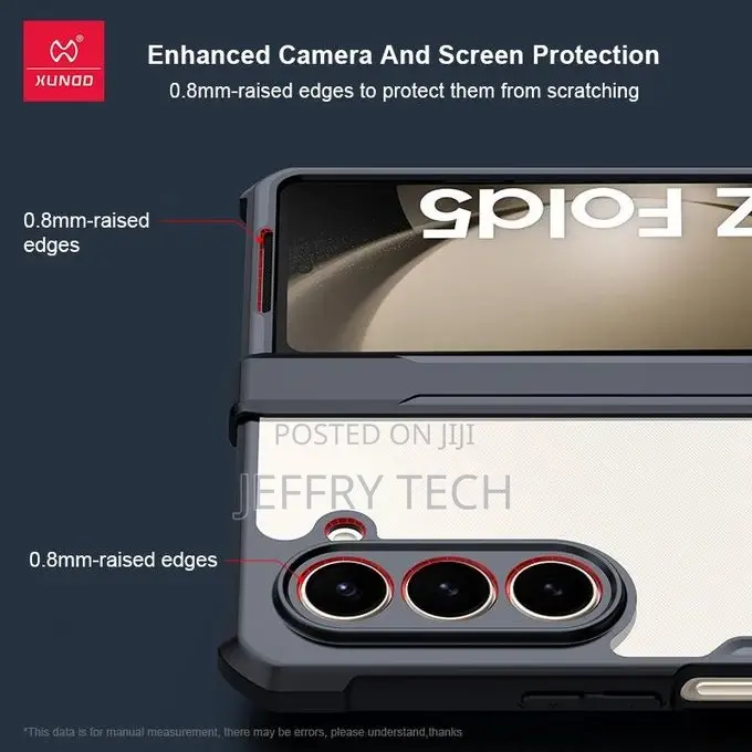 Zfold5 Protective Case for Samsung Galaxy Z Fold5 Mobile Pho