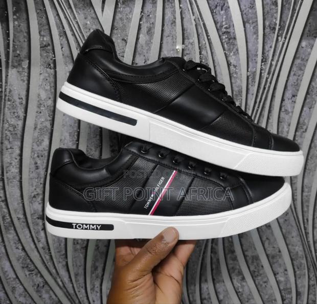 Black Tommy Hilfiger Smart Casual Sneakers