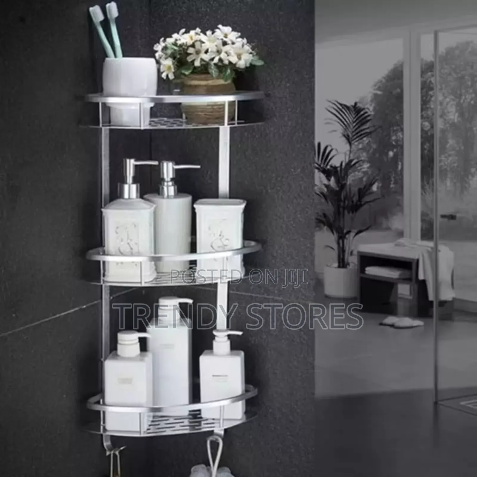 Corner Aluminum Shower Caddy