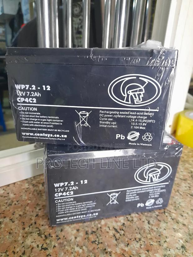 Centurion Automatic Gate Battery 12v 7.2ah - thumbnail 3