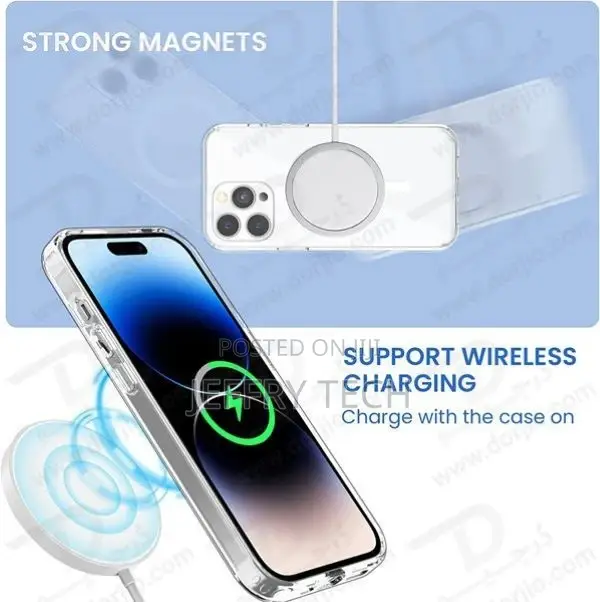 iPhone 15 Pro Magnetic Magsafe Crystal Clear Case