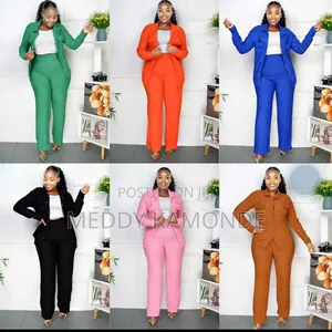 Designer 3pc Trouser Suit