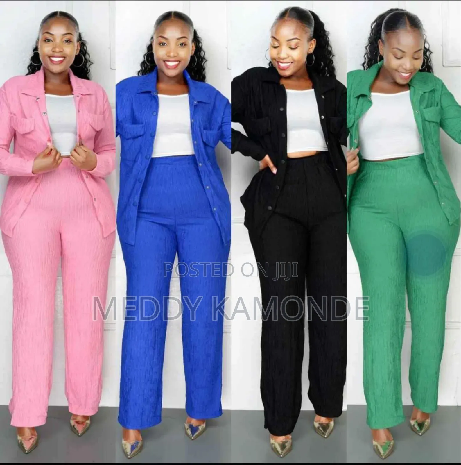 Designer 3pc Trouser Suit