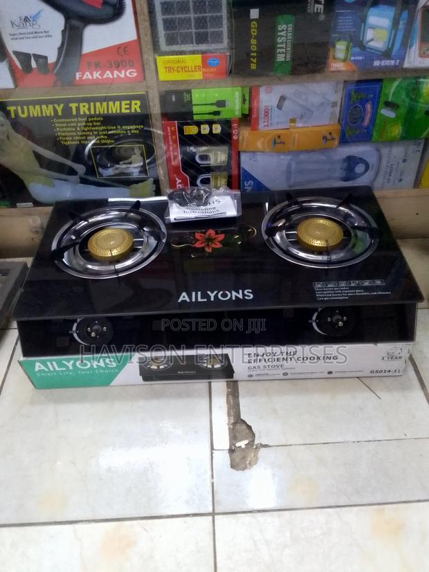 Quality Ailyons Double Glass Burner - main view