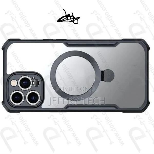 Transparent Guard Ring Stand Magsafe iPhone 13 Pro Max Brand - thumbnail 3