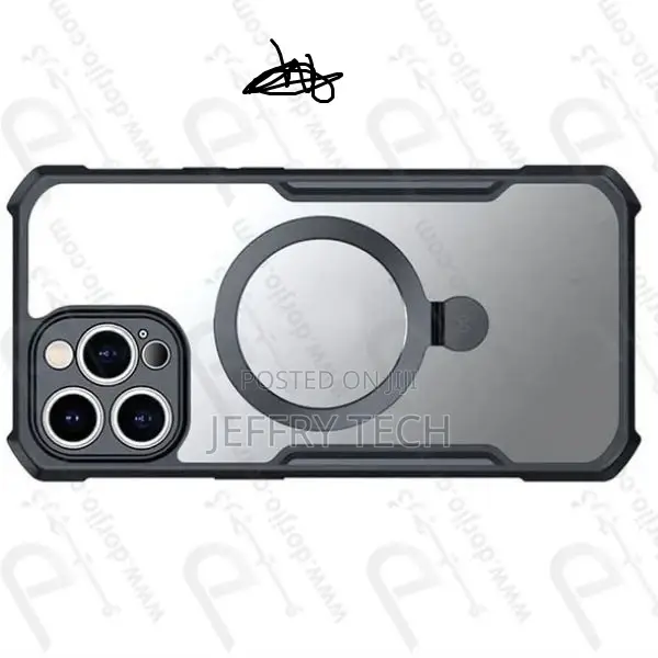 Transparent Guard Ring Stand Magsafe iPhone 13 Pro Max Brand
