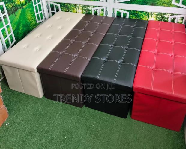 Big Foldable Ottoman Storage Box