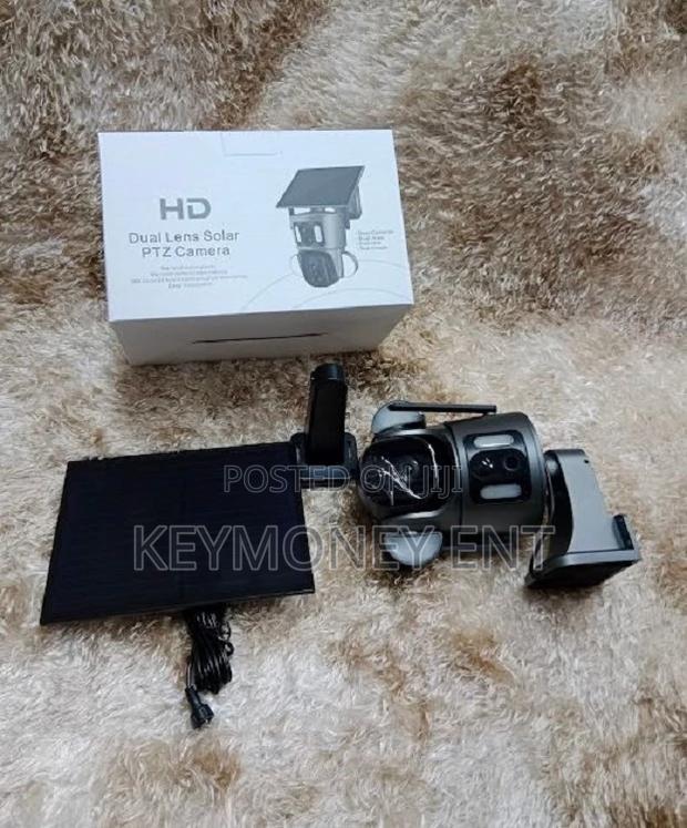 4mp Ubox Dual Lens 4g Simcard Solar Wireless Camera, Colored - main view