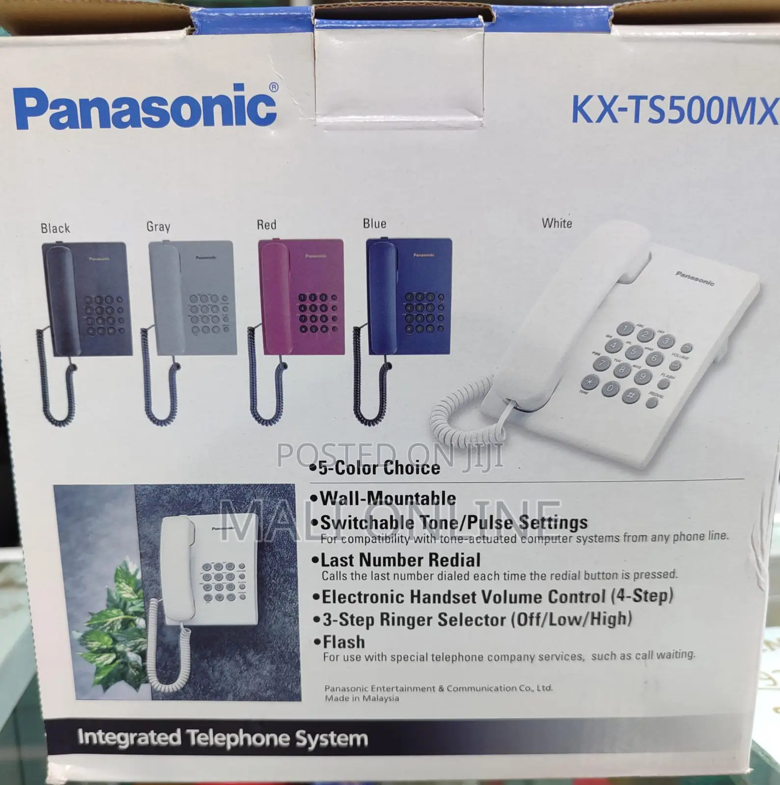 Integrated Telephone System Panasonic KX-TS500MX Corded