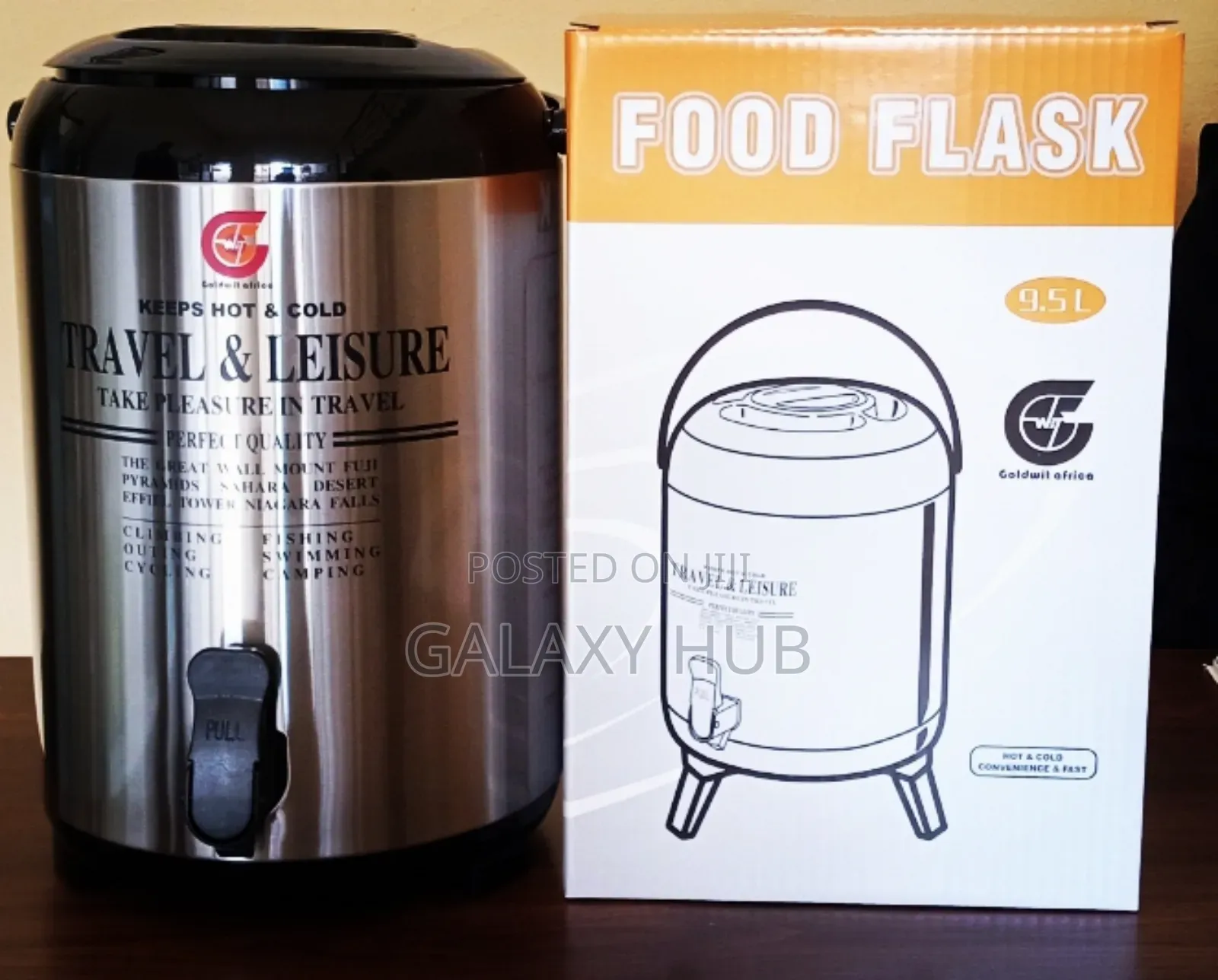 9.5 L Stainless Steel Portable Water Catering Coffee/Tea Urn