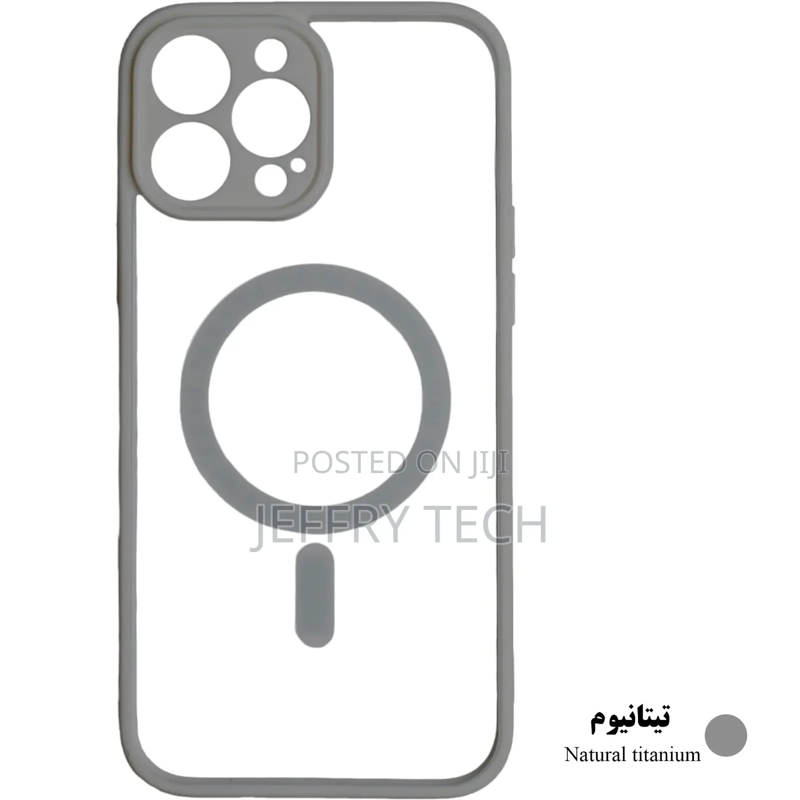 Mag Safe Color Model Cover Suitable for iPhone 12 -Sierra Bl