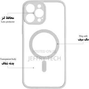 Mag Safe Color Model Cover Suitable for iPhone 12 -Sierra Bl