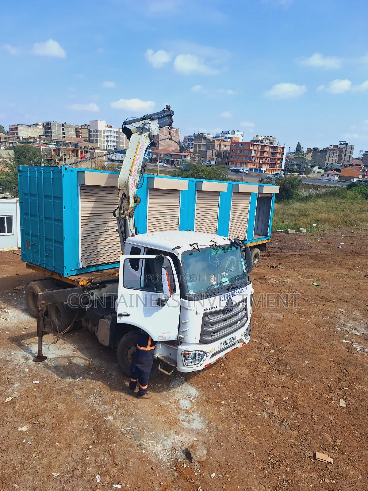 40ft Container Stalls- Delivery Kahawa Sukari