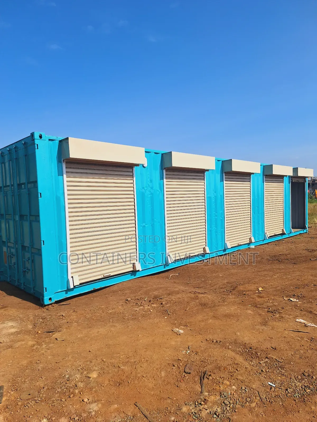 Container Stalls Ready Within 7 Days Upon Order
