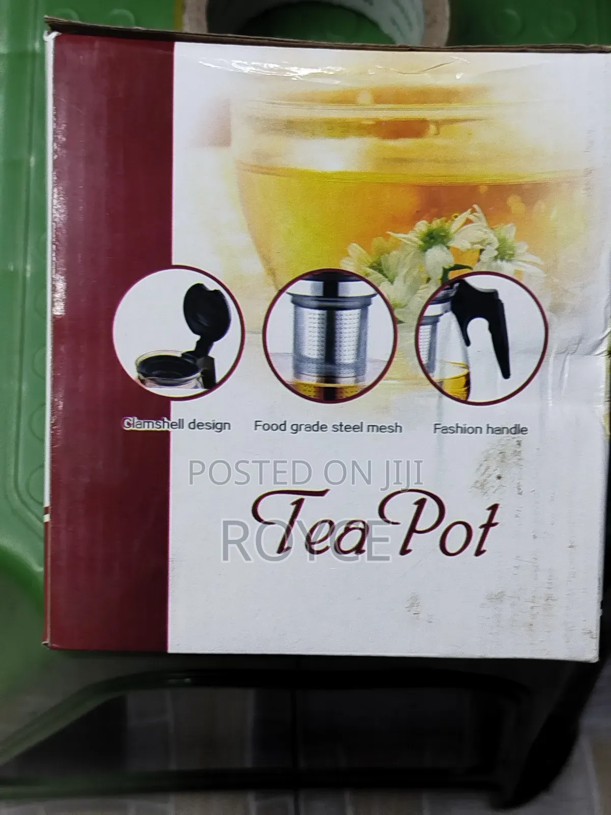Borosilicate Glass Tea / Coffee Pot - 1100ml