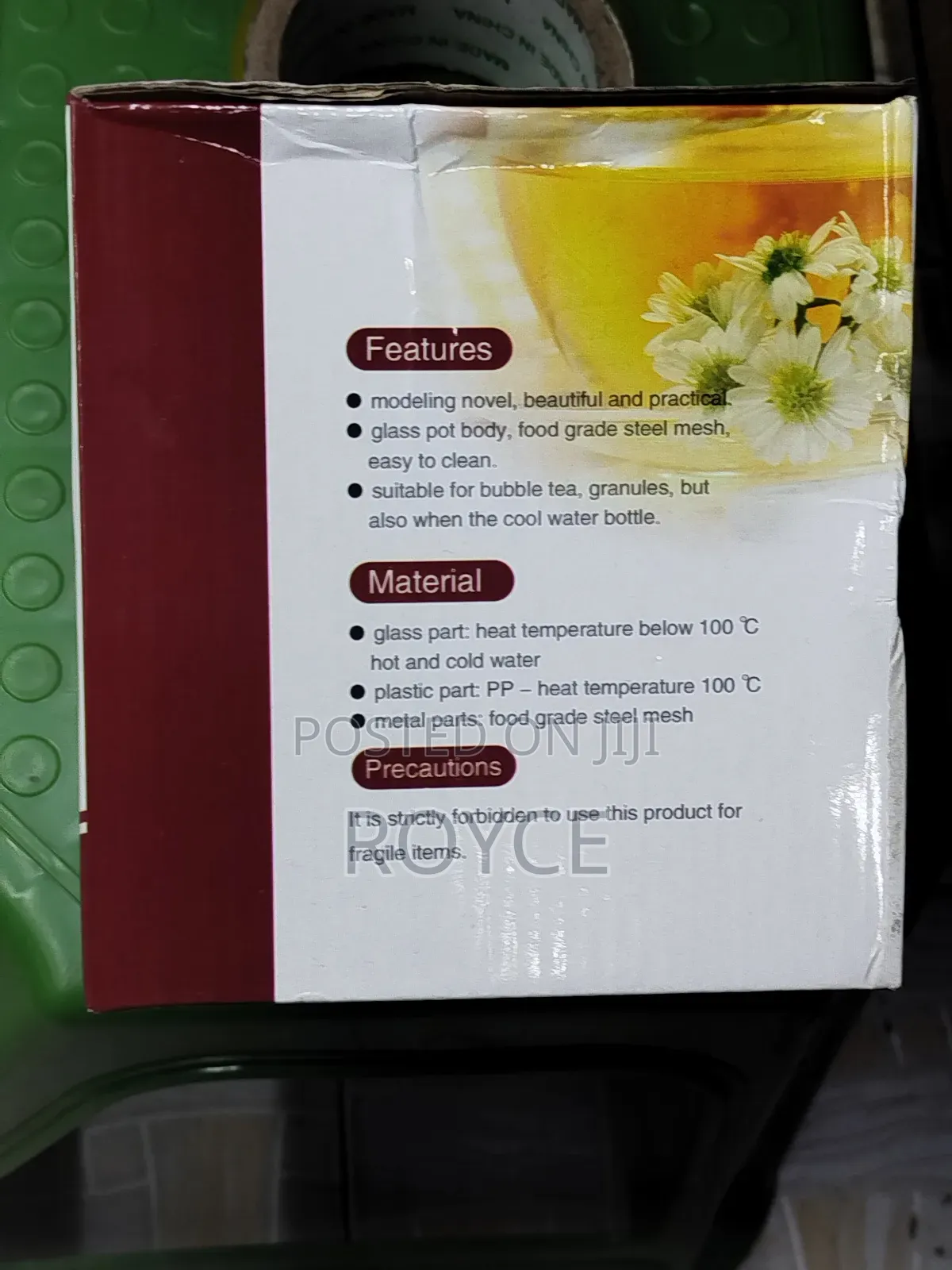 Borosilicate Glass Tea / Coffee Pot - 1100ml