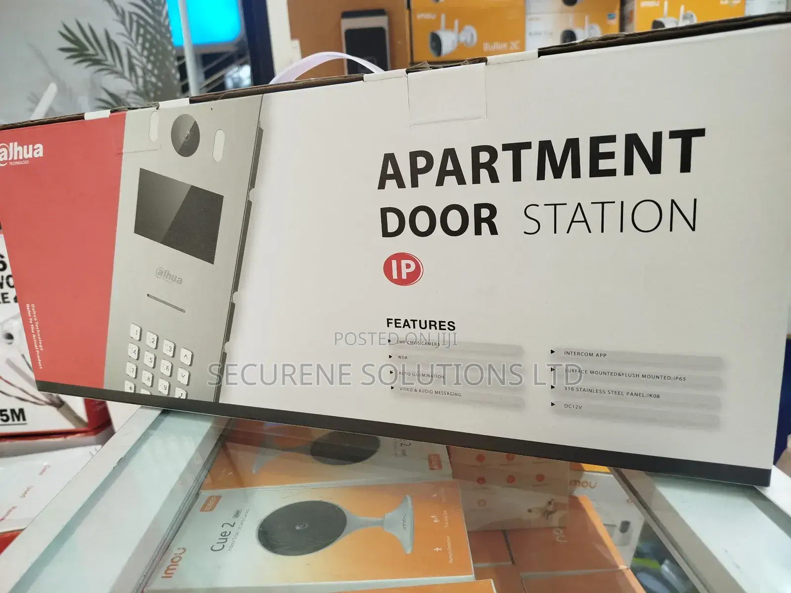 Multiple Screens Doorphoñe Dahua IP Apartment Door Station