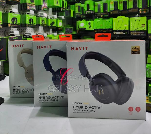 Havit H655bt Pro Hybrid Anc Wireless Headphones - main view
