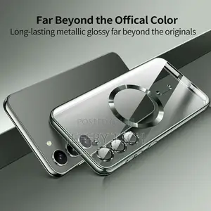 Samsung Galaxy S23 Plus Case Magnetic Metallic Glossy Slim C