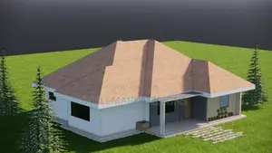 Bungalow,Floor Plan, 3d Rendering and Architectural Design.
