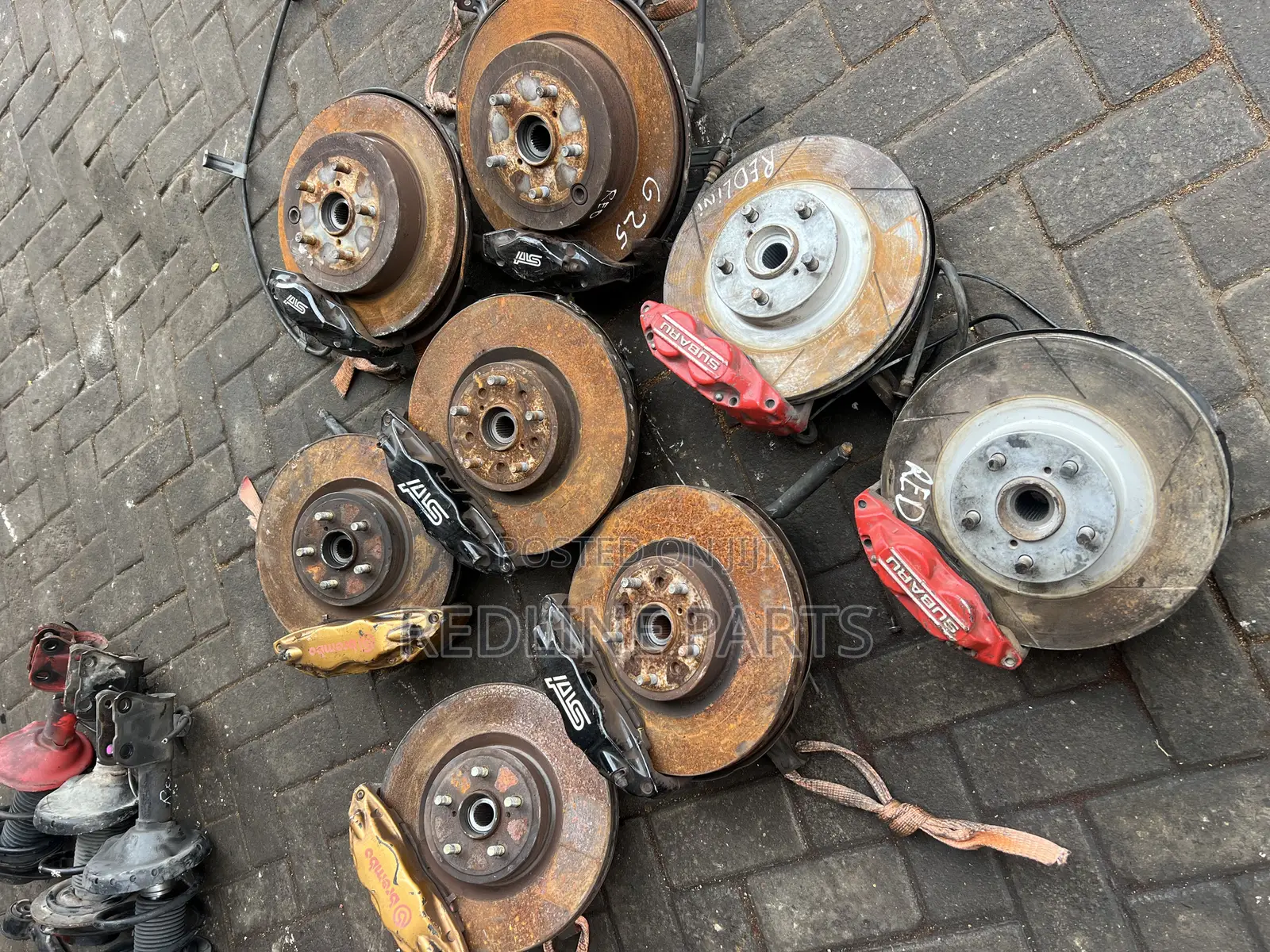 Subaru Brembo Callipers Available