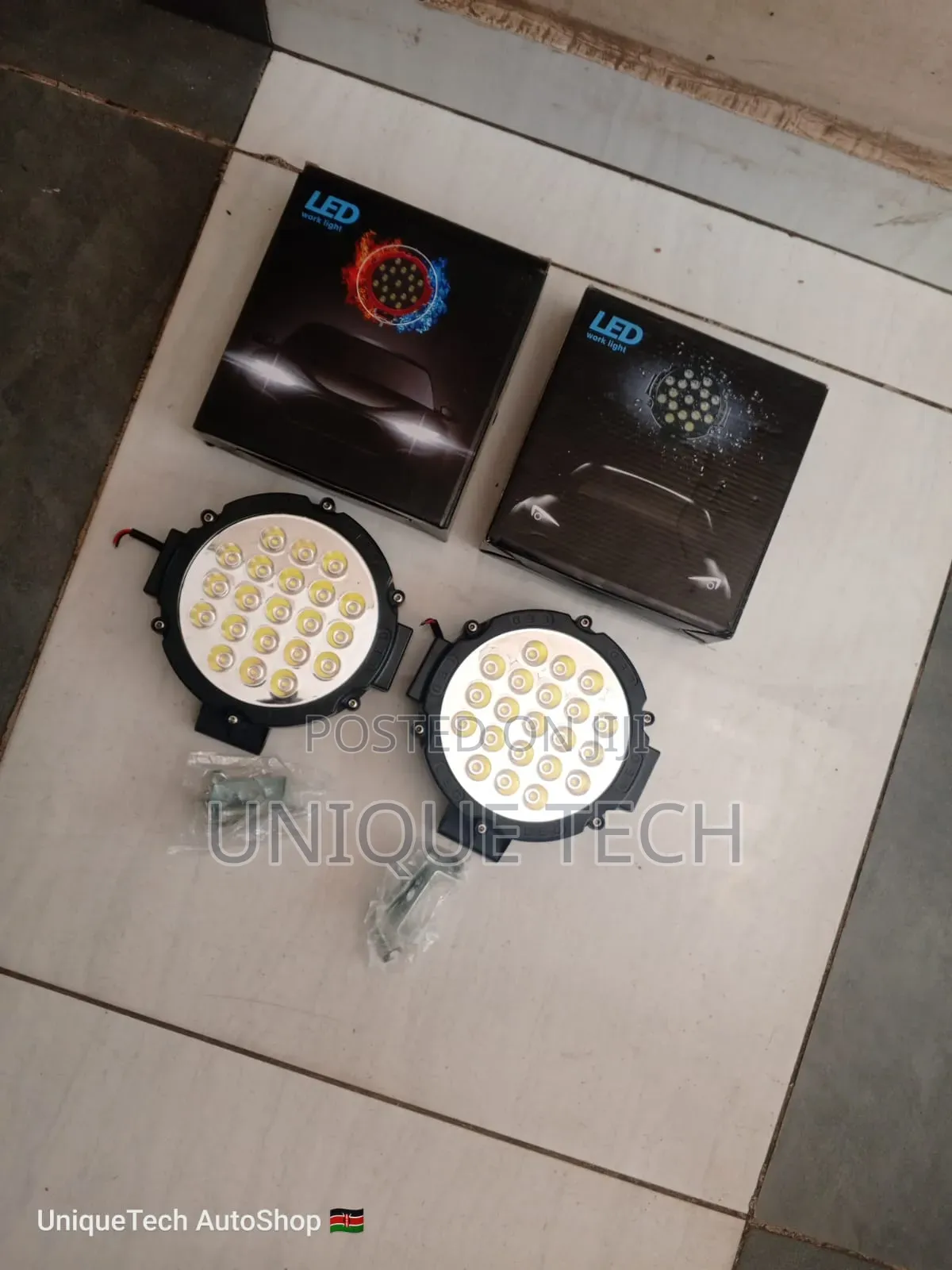 LED Off-Road Lights 7" 51W(Pair)For 4×4, SUV and Trucks
