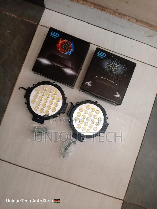 LED Off-Road Lights 7" 51W(Pair)For 4×4, SUV and Trucks