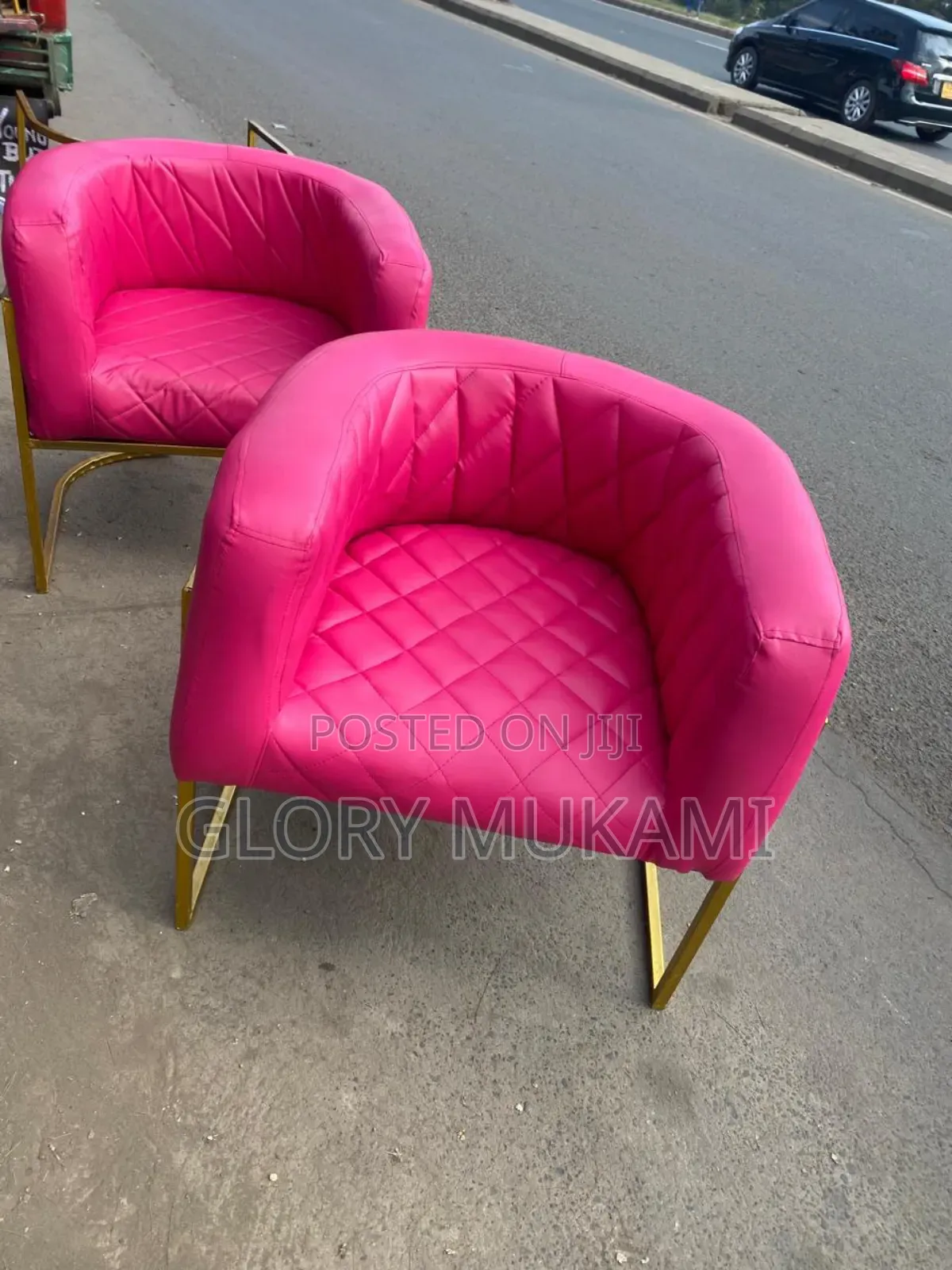 Pink Manicure Chairs