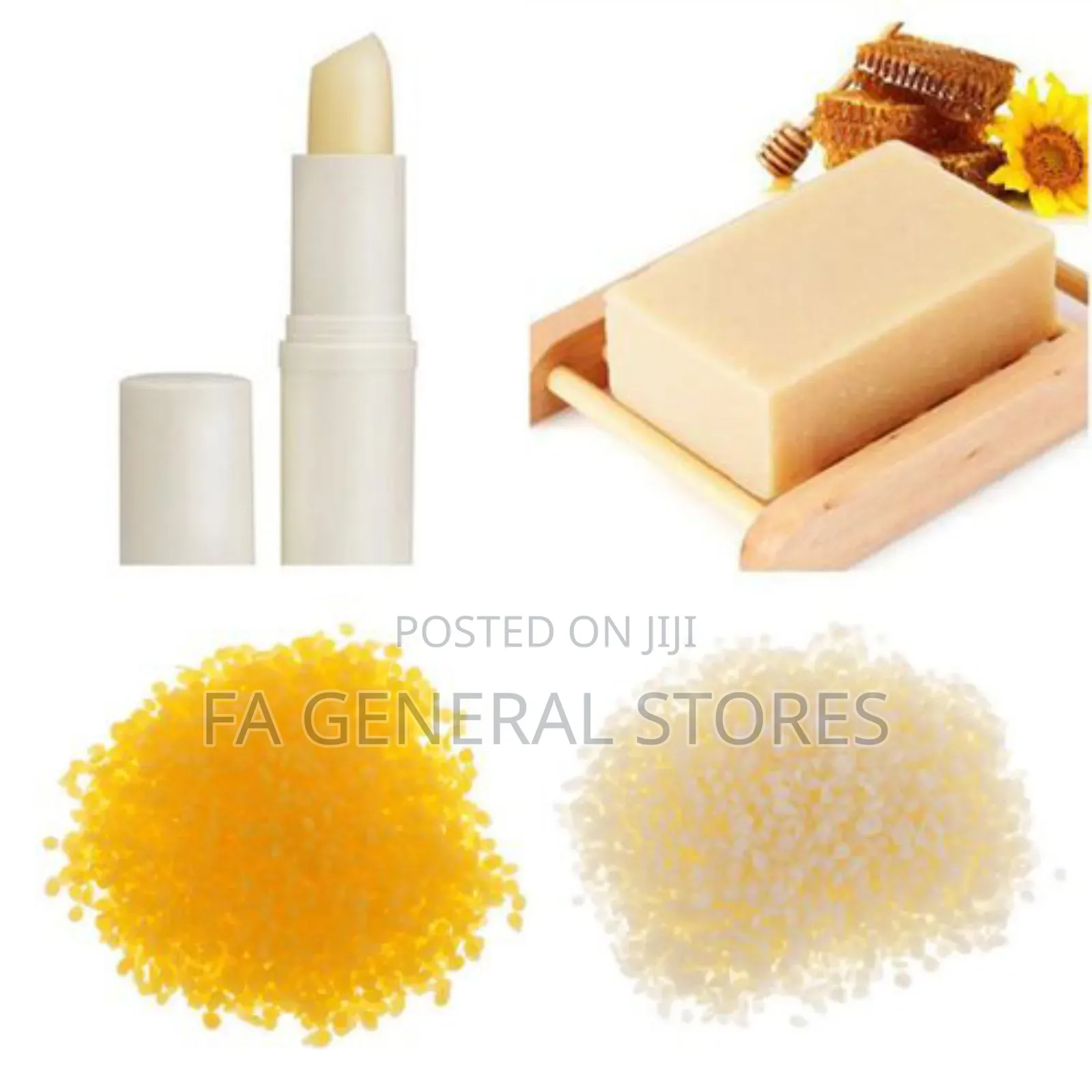 Yellow and White Beeswax Pallets