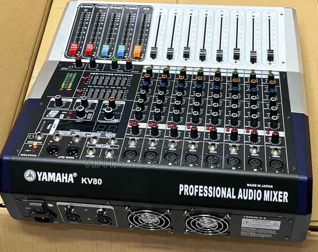 Yamaha Kv80 -8channel Powered Mixer W/Usb Bt - thumbnail 2
