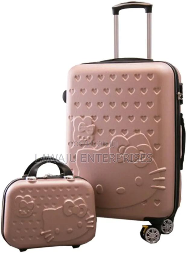 Brown 2 in 1 Travel Suitcase - thumbnail 2