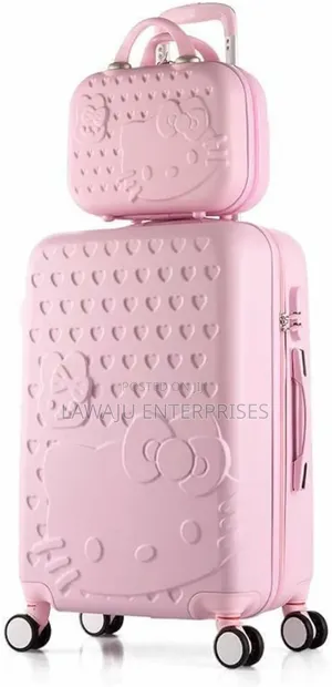 2 in 1 Pink Travel Suitcase
