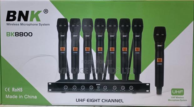 BNK Bk8800 Professional 8 Channels Uhf Wireless Microphones - thumbnail 2
