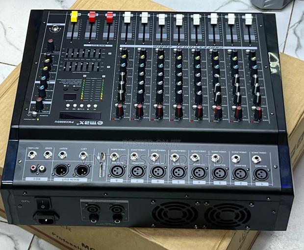 8channel Powered Mixer /Amplifier 3000watts - main view