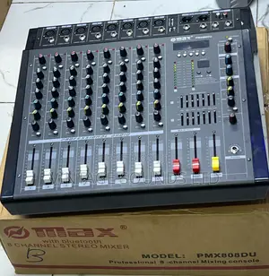 8channel Powered Mixer /Amplifier 3000watts