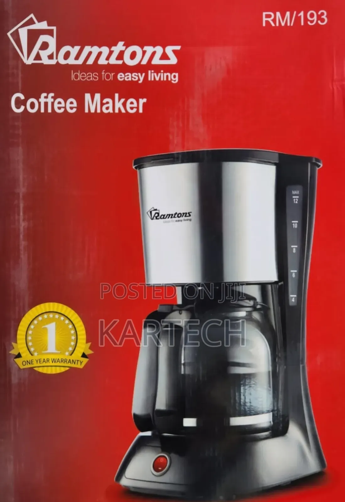 Ramtons Coffee Maker RM193
