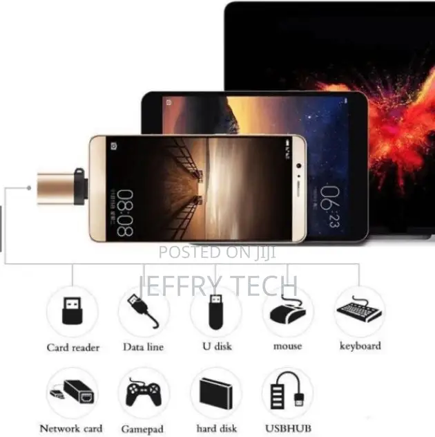 Lightning to Usb 3 Otg Model Gp89 Suitable for iPhone and Ip