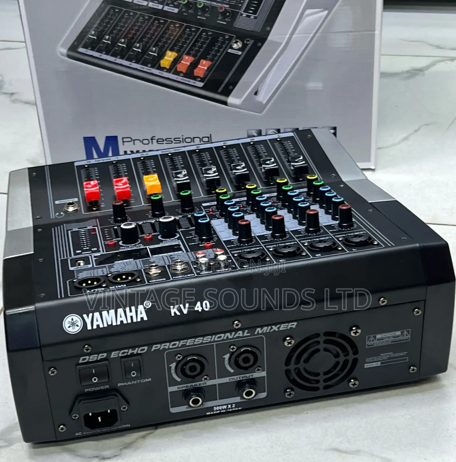 Yamaha Kv40-4channel Powered Mixer W/ Bluetooth Usb Line