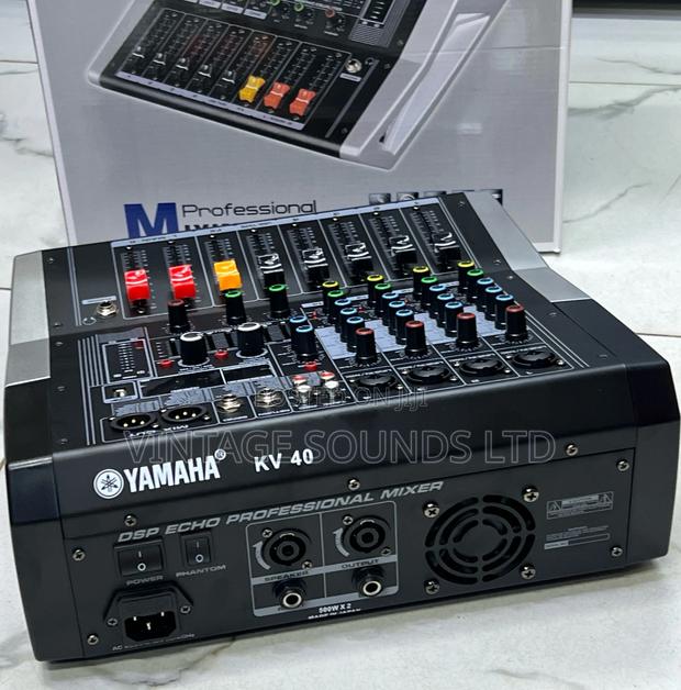 Yamaha Kv40-4channel Powered Mixer W/ Bluetooth Usb Line - thumbnail 2