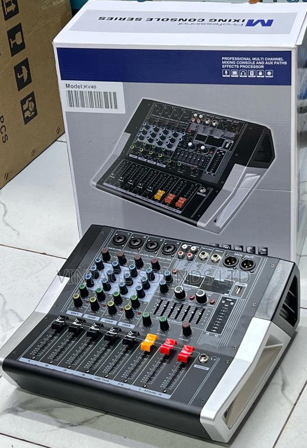 Yamaha Kv40-4channel Powered Mixer W/ Bluetooth Usb Line - main view