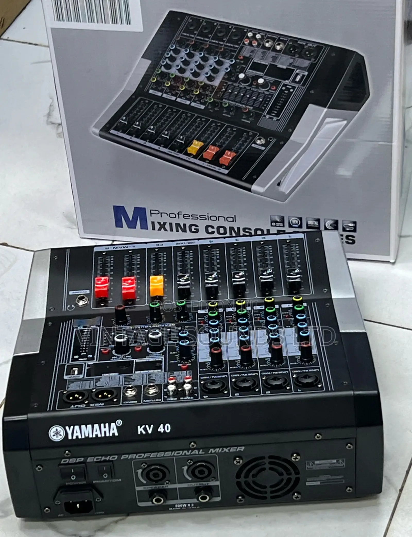 Yamaha Kv40-4 Channel Powered Active Mixer W/ USB Bt