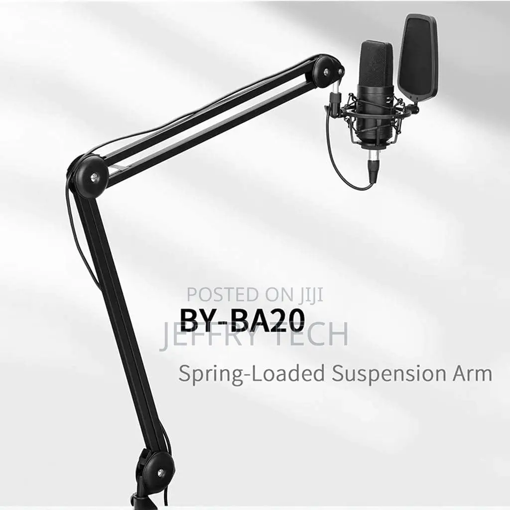 Boya by-Ba20 Spring-Loaded Suspension Arm - Black
